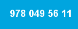 978 049 56 11